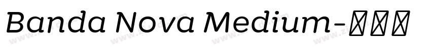 Banda Nova Medium字体转换
